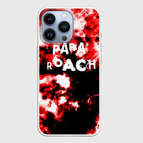 Чехол для iPhone 13 Pro с принтом PAPA ROACH BLOOD ROCK STYLE в Тюмени,  |  | Тематика изображения на принте: papa roach | roach | папа роач | папароач | папароч | роач | роч