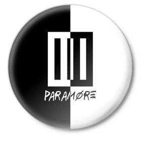 Значок с принтом Paramore в Тюмени,  металл | круглая форма, металлическая застежка в виде булавки | paramore | альтернативный | группа | джош фарро | зак фарро | панк | панкрок | пара море | парамор | парамора | параморе | парморе | поп | поппанк | попрок | рок | тейлор йорк | хейли уильямс