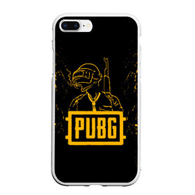 Чехол для iPhone 7Plus/8 Plus матовый с принтом PUBG ПАБГ в Тюмени, Силикон | Область печати: задняя сторона чехла, без боковых панелей | playerunknowns battlegrounds | pubg | боевик | военные | война | игры | известные | оружие | шутеры