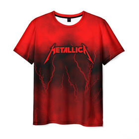 Мужская футболка 3D с принтом Metallica в Тюмени, 100% полиэфир | прямой крой, круглый вырез горловины, длина до линии бедер | metallica | группа | джеймс хэтфилд | кирк хэмметт | ларс ульрих | метал | металика | металлика | миталика | музыка | роберт трухильо | рок | трэш | трэшметал | хард | хардрок | хеви | хевиметал