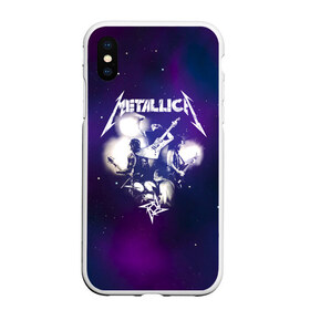 Чехол для iPhone XS Max матовый с принтом Metallica в Тюмени, Силикон | Область печати: задняя сторона чехла, без боковых панелей | metallica | группа | джеймс хэтфилд | кирк хэмметт | ларс ульрих | метал | металика | металлика | миталика | музыка | роберт трухильо | рок | трэш | трэшметал | хард | хардрок | хеви | хевиметал