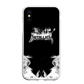 Чехол для iPhone XS Max матовый с принтом Metallica в Тюмени, Силикон | Область печати: задняя сторона чехла, без боковых панелей | metallica | группа | джеймс хэтфилд | кирк хэмметт | ларс ульрих | метал | металика | металлика | миталика | музыка | роберт трухильо | рок | трэш | трэшметал | хард | хардрок | хеви | хевиметал