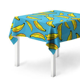 Скатерть 3D с принтом банан в Тюмени, 100% полиэстер (ткань не мнется и не растягивается) | Размер: 150*150 см | banana | банан