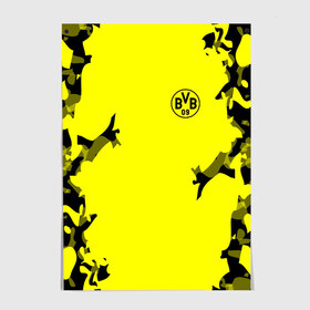 Постер с принтом FC Borussia 2018 Original в Тюмени, 100% бумага
 | бумага, плотность 150 мг. Матовая, но за счет высокого коэффициента гладкости имеет небольшой блеск и дает на свету блики, но в отличии от глянцевой бумаги не покрыта лаком | боруссия | дортмунд