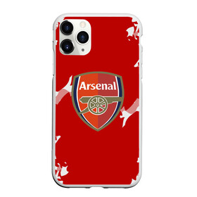 Чехол для iPhone 11 Pro матовый с принтом ARSENAL ORIGINAL в Тюмени, Силикон |  | fc |  fc arsenal | арсенал | спорт | спортивные | фк | футбол | футбольный клуб