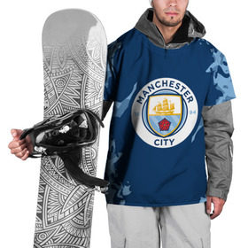 Накидка на куртку 3D с принтом Manchester city 2018 Original в Тюмени, 100% полиэстер |  | Тематика изображения на принте: 