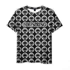 Мужская футболка 3D с принтом The Offspring в Тюмени, 100% полиэфир | прямой крой, круглый вырез горловины, длина до линии бедер | offspring | офспринг | оффспринг | рок