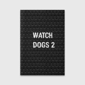 Обложка для паспорта матовая кожа с принтом Watch Dogs 2 в Тюмени, натуральная матовая кожа | размер 19,3 х 13,7 см; прозрачные пластиковые крепления | wath dogs 2