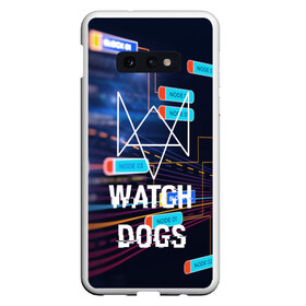 Чехол для Samsung S10E с принтом Watch Dogs в Тюмени, Силикон | Область печати: задняя сторона чехла, без боковых панелей | Тематика изображения на принте: game | wath dogs 2 | город | девушка | дрон | игры | компьютеры | пистолет | телефон | технологии | хакер