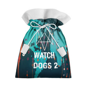 Подарочный 3D мешок с принтом Watch Dogs 2 NETWORK HACK в Тюмени, 100% полиэстер | Размер: 29*39 см | game | wath dogs 2 | город | девушка | дрон | игры | компьютеры | пистолет | телефон | технологии | хакер