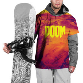 Накидка на куртку 3D с принтом DOOM в Тюмени, 100% полиэстер |  | Тематика изображения на принте: 
