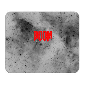 Коврик прямоугольный с принтом DOOM GRAY SPACE в Тюмени, натуральный каучук | размер 230 х 185 мм; запечатка лицевой стороны | art | doom | game | возвращение | дум | игра | легенда | шутер