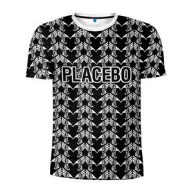 Мужская футболка 3D спортивная с принтом Placebo в Тюмени, 100% полиэстер с улучшенными характеристиками | приталенный силуэт, круглая горловина, широкие плечи, сужается к линии бедра | placebo | альтернативный | инди | индирок | плацебо | рок