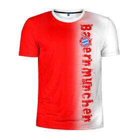 Мужская футболка 3D спортивная с принтом FC Bayern 2018 Original в Тюмени, 100% полиэстер с улучшенными характеристиками | приталенный силуэт, круглая горловина, широкие плечи, сужается к линии бедра | Тематика изображения на принте: bayern | fly fc | бавария | спорт | футбольный клуб