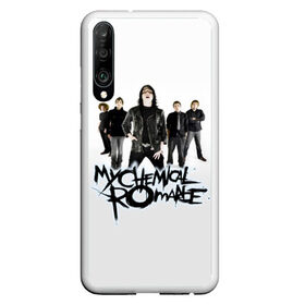 Чехол для Honor P30 с принтом Группа My Chemical Romance в Тюмени, Силикон | Область печати: задняя сторона чехла, без боковых панелей | Тематика изображения на принте: gerard way | mcr | my chemical romance | альтернативный | группа | джерард уэй | май кемикал романс | мкр | мой химический роман | мхр | мцр | панк | поп | поппанк | рок | рэй торо