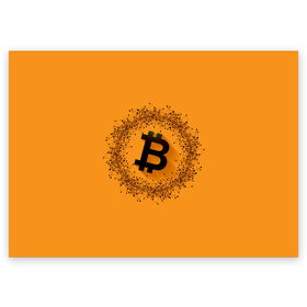 Поздравительная открытка с принтом BTC в Тюмени, 100% бумага | плотность бумаги 280 г/м2, матовая, на обратной стороне линовка и место для марки
 | Тематика изображения на принте: bitcoin | btc | crypto | биткоин | валюта | деньги | криптовалюта | цифровое золото