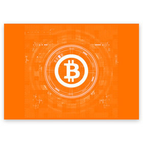 Поздравительная открытка с принтом  БИТКОИН | BITCOIN в Тюмени, 100% бумага | плотность бумаги 280 г/м2, матовая, на обратной стороне линовка и место для марки
 | Тематика изображения на принте: bitcoin | btc | coin | crypto | ethereum | money | orange | биткоин | валюта | деньги | известные | криптовалюта | логотип | монета | надписи.cash | оранжевый | цвет | цифровое золото | эфир