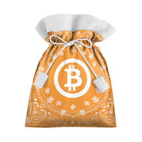 Подарочный 3D мешок с принтом BITCOIN в Тюмени, 100% полиэстер | Размер: 29*39 см | bitcoin | btc | coin | crypto | ethereum | money | orange | биткоин | валюта | деньги | известные | криптовалюта | логотип | монета | надписи.cash | оранжевый | цвет | цифровое золото | эфир