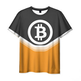 Мужская футболка 3D с принтом BITCOIN UNIFORM в Тюмени, 100% полиэфир | прямой крой, круглый вырез горловины, длина до линии бедер | Тематика изображения на принте: bitcoin | btc | coin | crypto | ethereum | money | orange | биткоин | валюта | деньги | известные | криптовалюта | логотип | монета | надписи.cash | оранжевый | цвет | цифровое золото | эфир