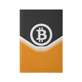Обложка для паспорта матовая кожа с принтом BITCOIN UNIFORM в Тюмени, натуральная матовая кожа | размер 19,3 х 13,7 см; прозрачные пластиковые крепления | bitcoin | btc | coin | crypto | ethereum | money | orange | биткоин | валюта | деньги | известные | криптовалюта | логотип | монета | надписи.cash | оранжевый | цвет | цифровое золото | эфир