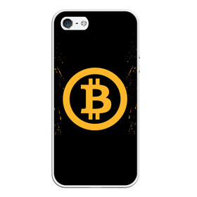 Чехол для iPhone 5/5S матовый с принтом BITCOIN в Тюмени, Силикон | Область печати: задняя сторона чехла, без боковых панелей | bitcoin | btc | coin | crypto | ethereum | miner | mining | money | orange | биткоин | валюта | деньги | известные | криптовалюта | логотип | майнер | майнинг | монета | надписи.cash | оранжевый | цвет | цифровое золото | эфир