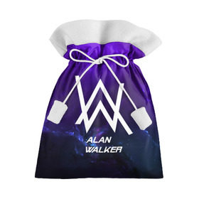 Подарочный 3D мешок с принтом Alan Walker SPACE COLLECTION в Тюмени, 100% полиэстер | Размер: 29*39 см | alan walker | club | music | абстракция | клубная музыка | космос | краски | музыка