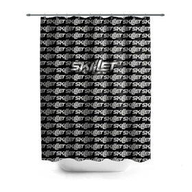 Штора 3D для ванной с принтом Skillet в Тюмени, 100% полиэстер | плотность материала — 100 г/м2. Стандартный размер — 146 см х 180 см. По верхнему краю — пластиковые люверсы для креплений. В комплекте 10 пластиковых колец | skilet | skillet | альтернативный | гранж | группа | джен леджер | джон купер | индастриал | кори купер | метал | ню | пост | рок | сет моррисон | симфоник | скилет | хард | христианский