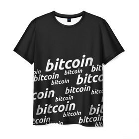 Мужская футболка 3D с принтом BITCOIN в Тюмени, 100% полиэфир | прямой крой, круглый вырез горловины, длина до линии бедер | bitcoin | btc | crypto | miner | mining | биткоин | валюта | деньги | криптовалюта | майнинг | цифровое золото