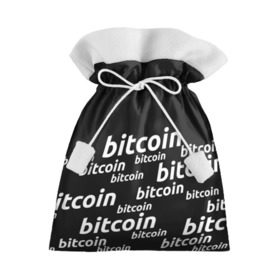 Подарочный 3D мешок с принтом BITCOIN в Тюмени, 100% полиэстер | Размер: 29*39 см | Тематика изображения на принте: bitcoin | btc | crypto | miner | mining | биткоин | валюта | деньги | криптовалюта | майнинг | цифровое золото