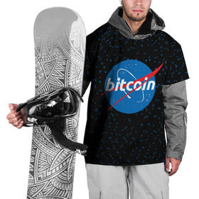 Накидка на куртку 3D с принтом BITCOIN в стиле NASA в Тюмени, 100% полиэстер |  | bitcoin | btc | crypto | биткоин | валюта | деньги | криптовалюта | майнер | майнинг | цифровое золото