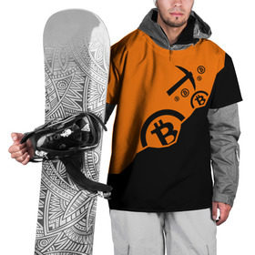 Накидка на куртку 3D с принтом BITCOIN MINER в Тюмени, 100% полиэстер |  | bitcoin | btc | crypto | miner | mining | биткоин | валюта | деньги | криптовалюта | майнинг | цифровое золото