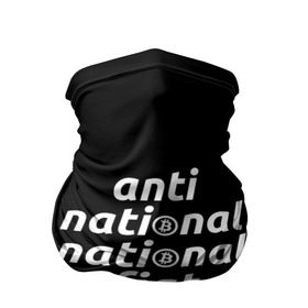 Бандана-труба 3D с принтом Anti National National Fiat в Тюмени, 100% полиэстер, ткань с особыми свойствами — Activecool | плотность 150‒180 г/м2; хорошо тянется, но сохраняет форму | 