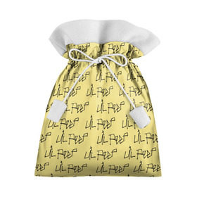 Подарочный 3D мешок с принтом LiL PEEP Pattern в Тюмени, 100% полиэстер | Размер: 29*39 см | band | cry baby | emo | lil peep | music | musician | rap | swag | логотип | музыка | музыкант | нытик. | рэп | сваг | эмо