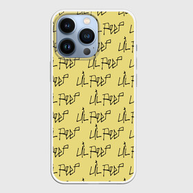 Чехол для iPhone 13 Pro с принтом LiL PEEP Pattern в Тюмени,  |  | Тематика изображения на принте: band | cry baby | emo | lil peep | music | musician | rap | swag | логотип | музыка | музыкант | нытик. | рэп | сваг | эмо