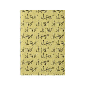 Обложка для паспорта матовая кожа с принтом LiL PEEP Pattern в Тюмени, натуральная матовая кожа | размер 19,3 х 13,7 см; прозрачные пластиковые крепления | band | cry baby | emo | lil peep | music | musician | rap | swag | логотип | музыка | музыкант | нытик. | рэп | сваг | эмо