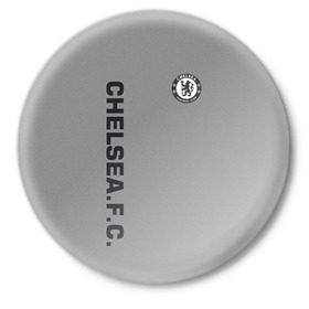 Значок с принтом Chelsea Uniform в Тюмени,  металл | круглая форма, металлическая застежка в виде булавки | Тематика изображения на принте: chelsea | fc | спорт | спортивные | футбол | футбольный клуб | челси