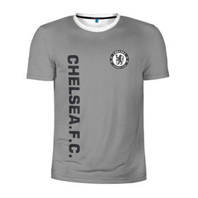 Мужская футболка 3D спортивная с принтом Chelsea Uniform в Тюмени, 100% полиэстер с улучшенными характеристиками | приталенный силуэт, круглая горловина, широкие плечи, сужается к линии бедра | chelsea | fc | спорт | спортивные | футбол | футбольный клуб | челси