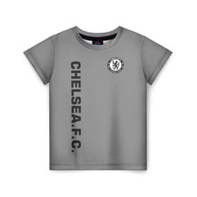 Детская футболка 3D с принтом Chelsea Uniform в Тюмени, 100% гипоаллергенный полиэфир | прямой крой, круглый вырез горловины, длина до линии бедер, чуть спущенное плечо, ткань немного тянется | chelsea | fc | спорт | спортивные | футбол | футбольный клуб | челси