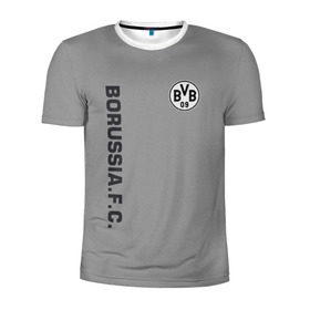 Мужская футболка 3D спортивная с принтом FC Borussia 2018 Vintage в Тюмени, 100% полиэстер с улучшенными характеристиками | приталенный силуэт, круглая горловина, широкие плечи, сужается к линии бедра | borussia dortmund | fc | спорт | спортивные | футбол | футбольный клуб