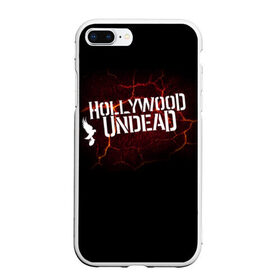 Чехол для iPhone 7Plus/8 Plus матовый с принтом Hollywood Undead в Тюмени, Силикон | Область печати: задняя сторона чехла, без боковых панелей | j dog | голивудская нежить | голливудская нежить | джейдог | маски | нежить | рэпкор