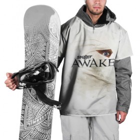 Накидка на куртку 3D с принтом Awake в Тюмени, 100% полиэстер |  | awake | monster | skillet | джон купер | кори купер | рок