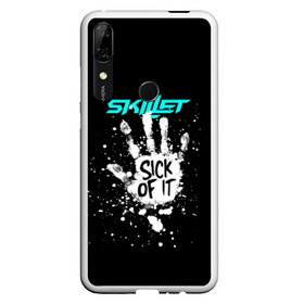 Чехол для Honor P Smart Z с принтом Sick of it в Тюмени, Силикон | Область печати: задняя сторона чехла, без боковых панелей | Тематика изображения на принте: awake | monster | skillet | джон купер | кори купер | рок