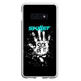 Чехол для Samsung S10E с принтом Sick of it в Тюмени, Силикон | Область печати: задняя сторона чехла, без боковых панелей | Тематика изображения на принте: awake | monster | skillet | джон купер | кори купер | рок