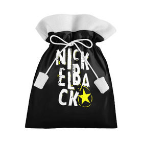 Подарочный 3D мешок с принтом Nickelback в Тюмени, 100% полиэстер | Размер: 29*39 см | Тематика изображения на принте: nickelback | никелбек | никл бек