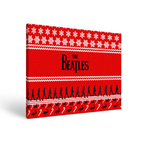 Холст прямоугольный с принтом Праздничный The Beatles в Тюмени, 100% ПВХ |  | beatles | the beatles | бител | битлз | битлс | битлы | группа | джон леннон | джордж харрисон | жуки | знак | красный | ливерпульская четвёрка | мерсибит | надпись | новогодний | новый год | пол маккартни | поп