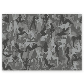 Поздравительная открытка с принтом Sexy-Military в Тюмени, 100% бумага | плотность бумаги 280 г/м2, матовая, на обратной стороне линовка и место для марки
 | Тематика изображения на принте: military | девушки | камуфляж | милитари