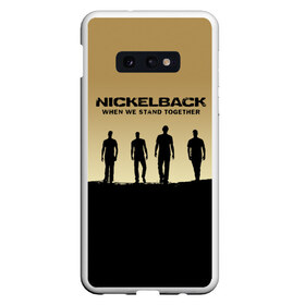 Чехол для Samsung S10E с принтом Nickelback в Тюмени, Силикон | Область печати: задняя сторона чехла, без боковых панелей | back | nickel | nickelback | альтернативный | вот ваша сдача | группа | дэниел адэр | майк крюгер | метал | никелбек | никель | никл бек | постгранж | райан пик | рок | хард | хардрок | чед крюгер