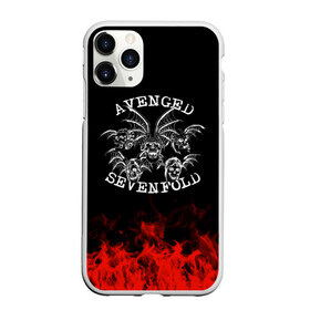 Чехол для iPhone 11 Pro Max матовый с принтом Avenged Sevenfold в Тюмени, Силикон |  | avenged sevenfold | band | metal | music | rock | атрибутика | группа | метал | музыка | рок