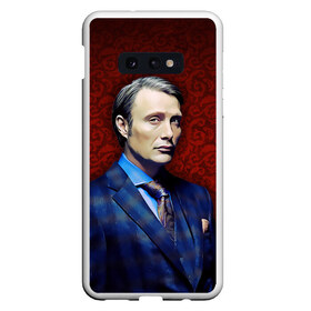 Чехол для Samsung S10E с принтом Hannibal в Тюмени, Силикон | Область печати: задняя сторона чехла, без боковых панелей | hannibal | mads | mikkelson | ганнибал | доктор | лектер | мадс | миккельсон | сериал