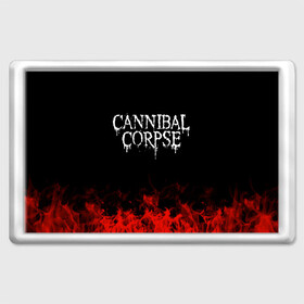 Магнит 45*70 с принтом Cannibal Corpse в Тюмени, Пластик | Размер: 78*52 мм; Размер печати: 70*45 | band | cannibal corpse | metal | music | rock | атрибутика | группа | метал | музыка | рок